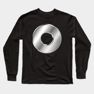 Kato Clan Kamon Silver Chrome Long Sleeve T-Shirt